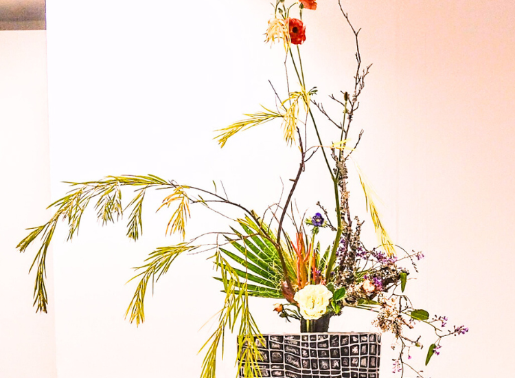 2024年2月　『2024　花ものがたり』池坊静岡県連合支部いけばな池坊展