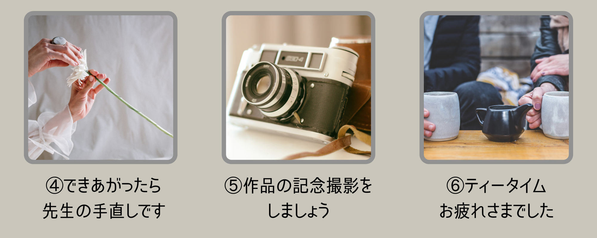 体験教室のながれ2