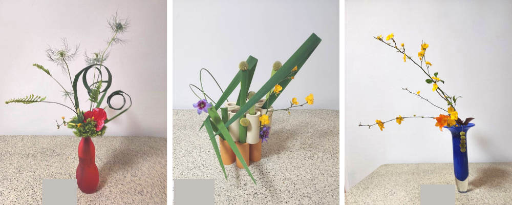 生徒さんの自由花作品